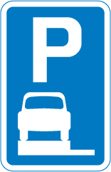 parking on verge sign