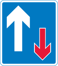 traffic priority sign