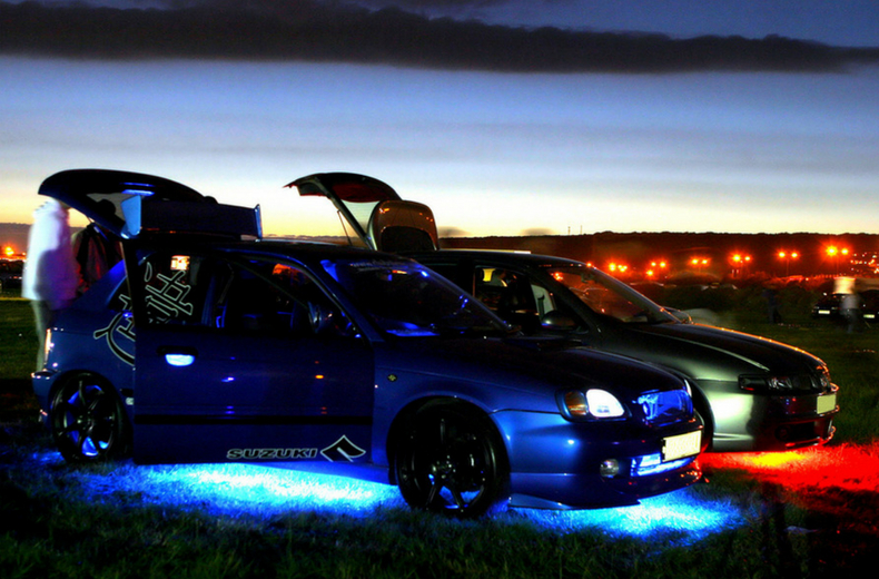 Neon lights - car mods